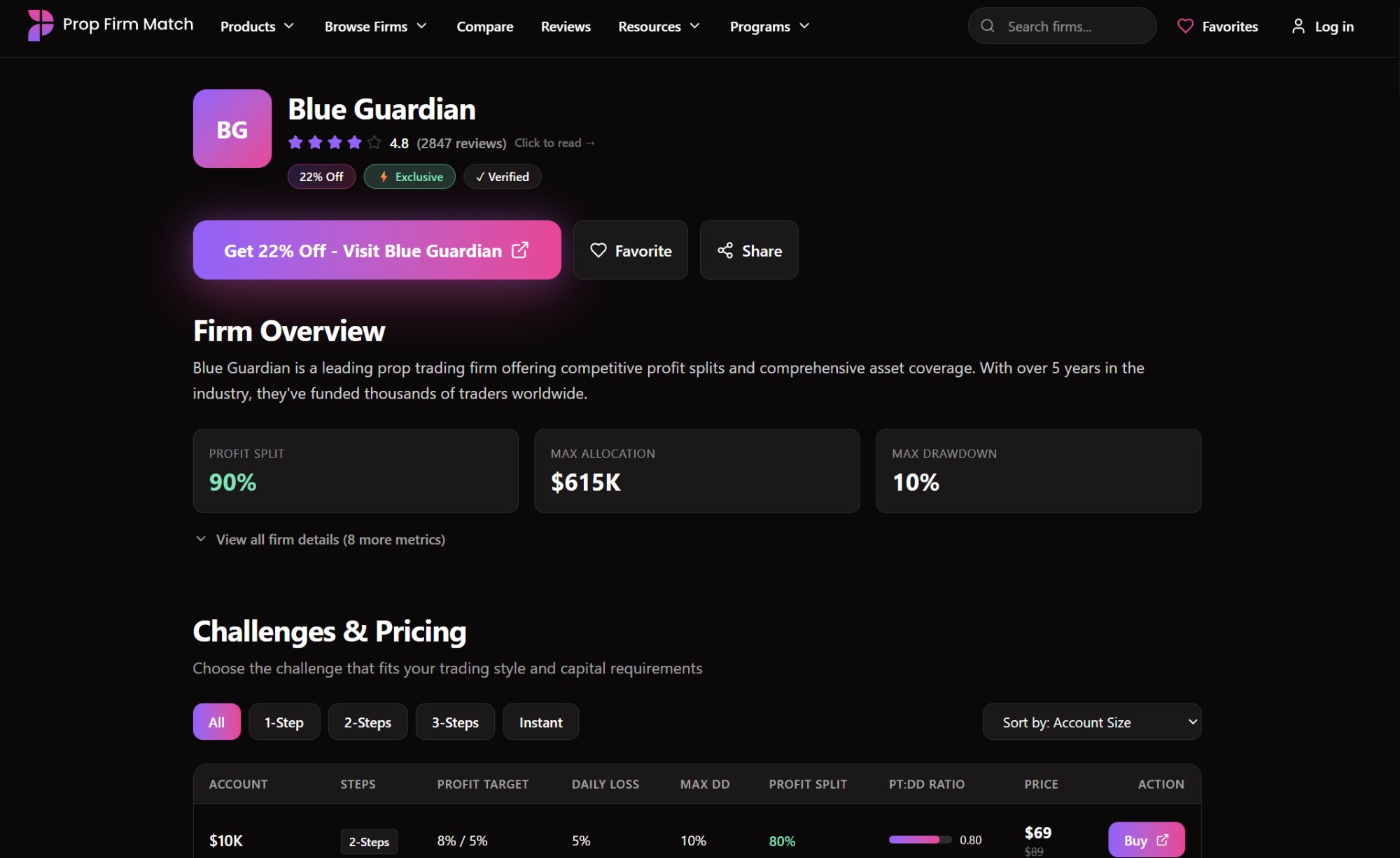 Prototype intent-based mega menu organized into three clear categories.